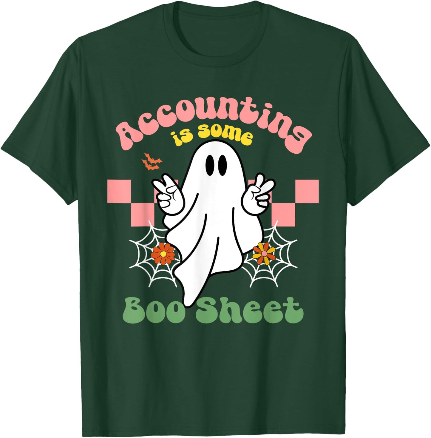 This Is Boo Sheet Accounting Halloween Costume Men Women T-Shirt - T-Shirt | Forest