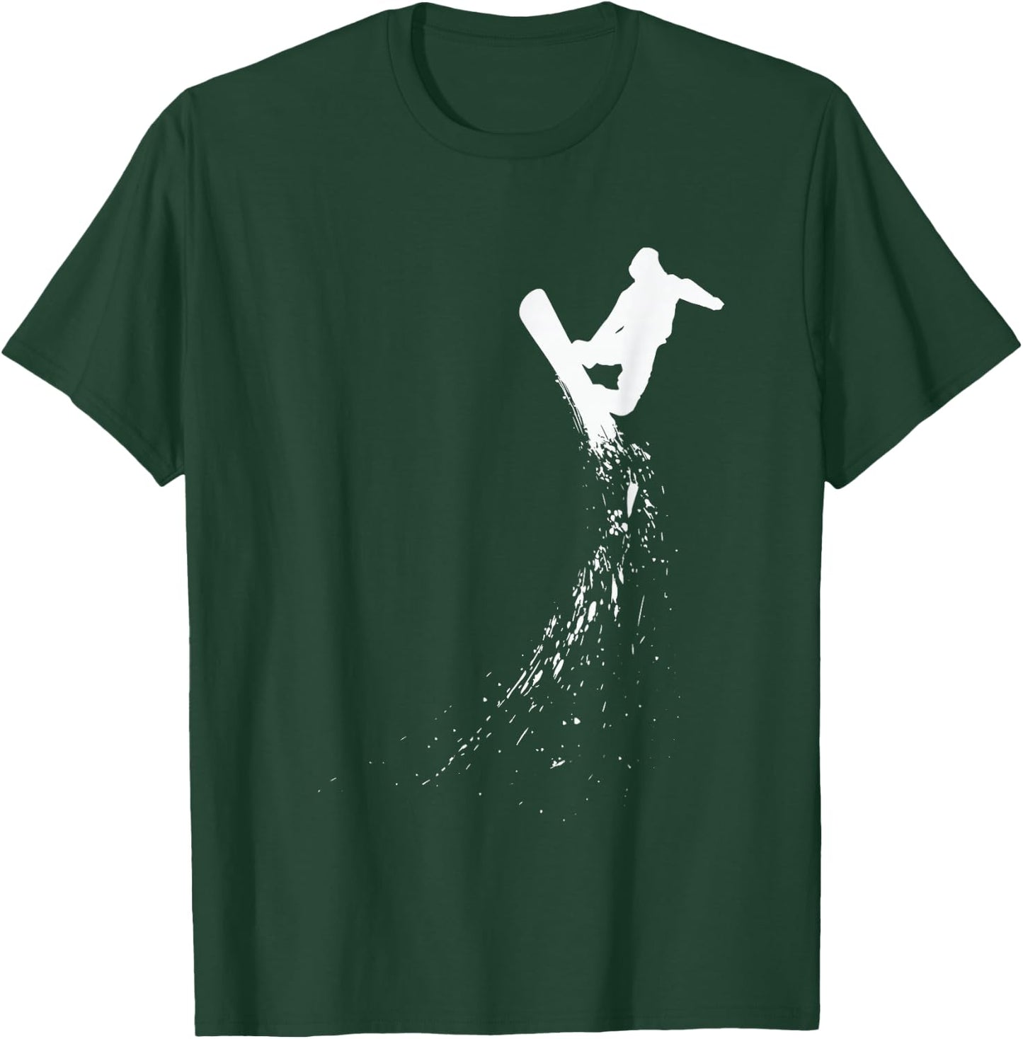 Freestyle Snowboarding - Snowboarder Snowboard Wintersports T-Shirt - T-Shirt | Forest
