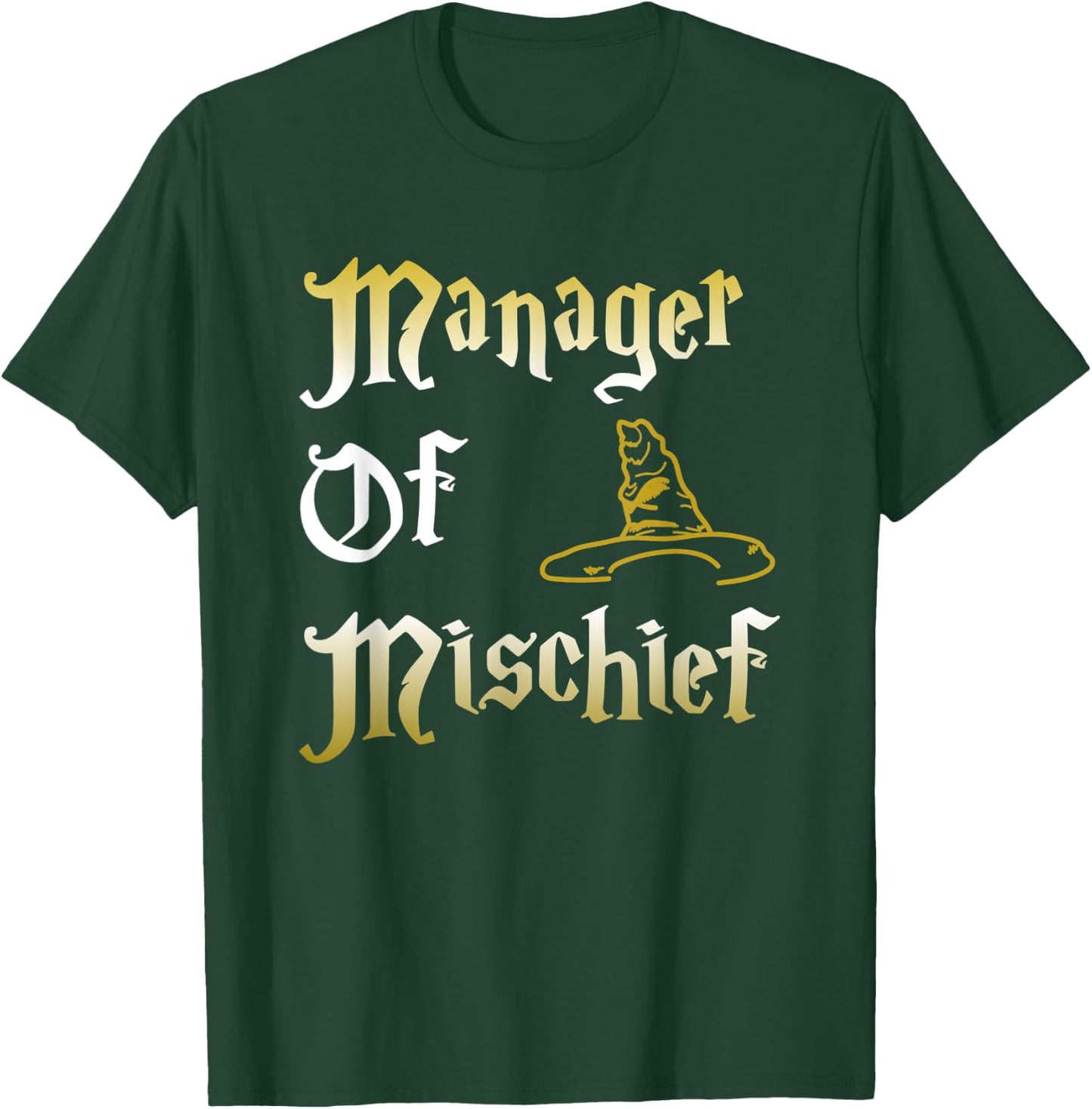 Manager Of Mischief Magical MOM Mischief Manager Mothers Day T-Shirt - T-Shirt | Forest