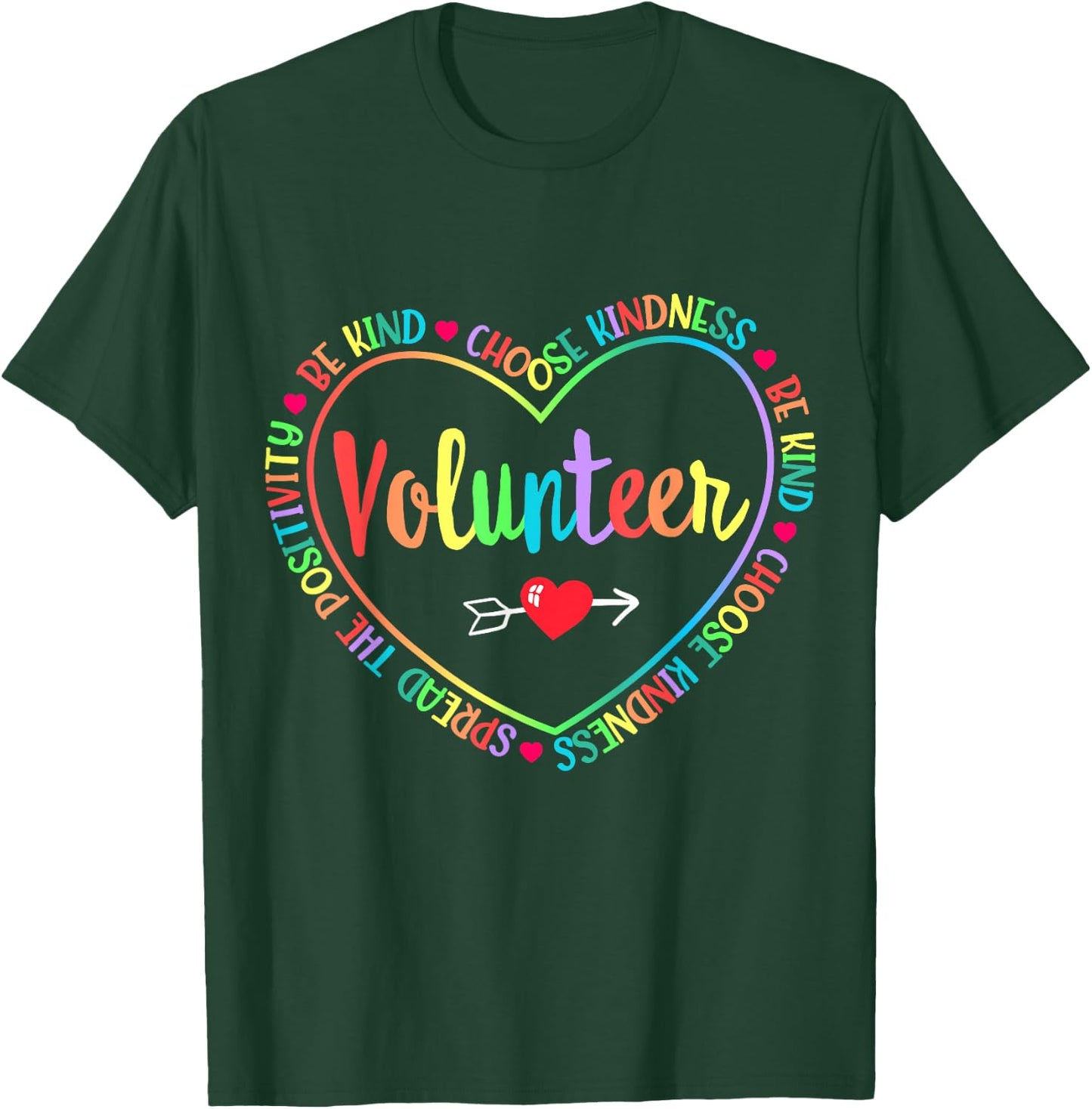 Cute Volunteer Volunteering Staff Uniform Event Church Group T-Shirt - T-Shirt | Forest