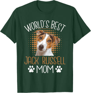 World's Best Jack Russell Mom - Dog Lover Animal Whisperer T-Shirt - T-Shirt | Forest