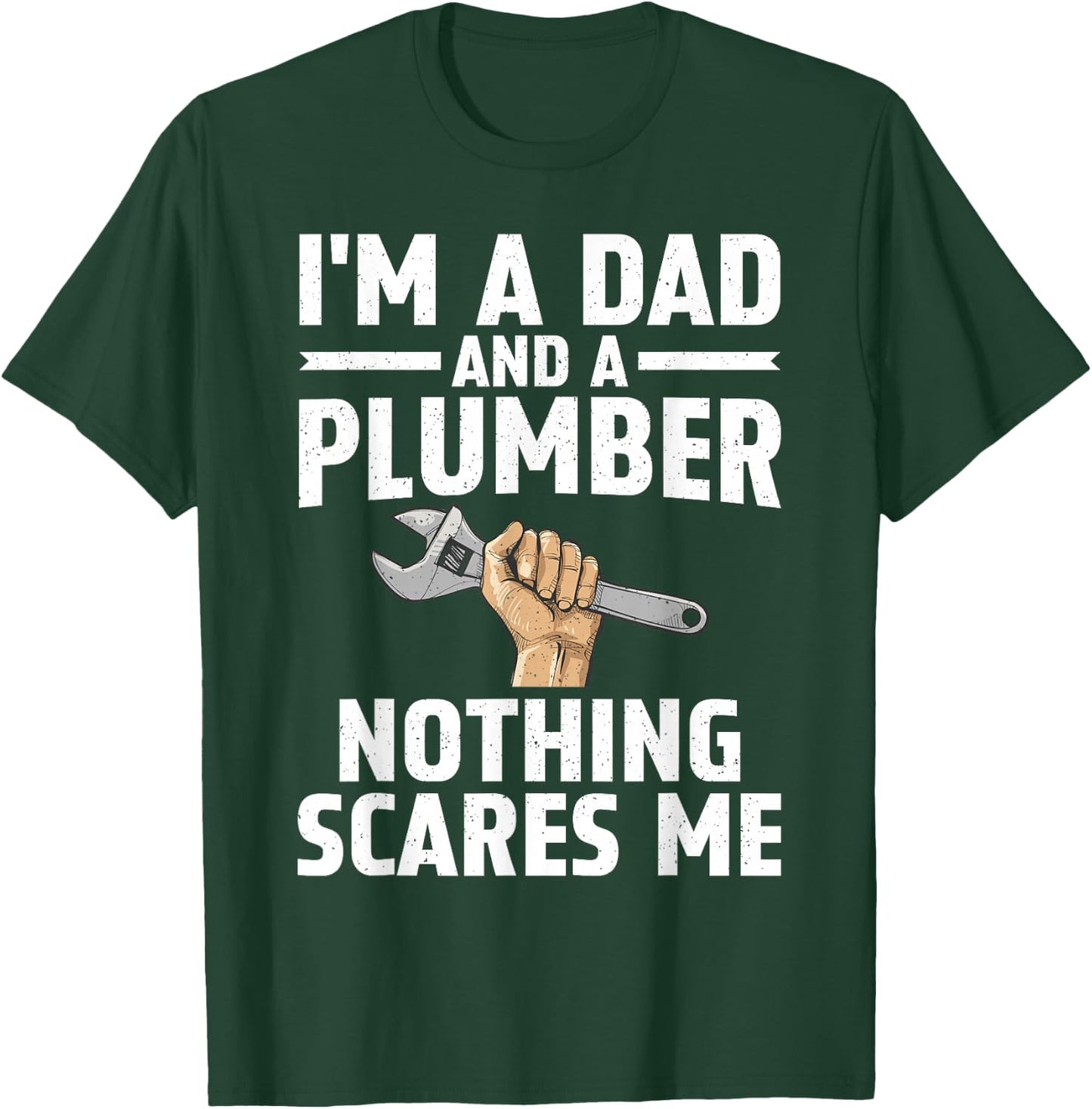 Cool Plumber Art Dad Plumbing Gag Pipefitter Plumber T-Shirt - T-Shirt | Forest