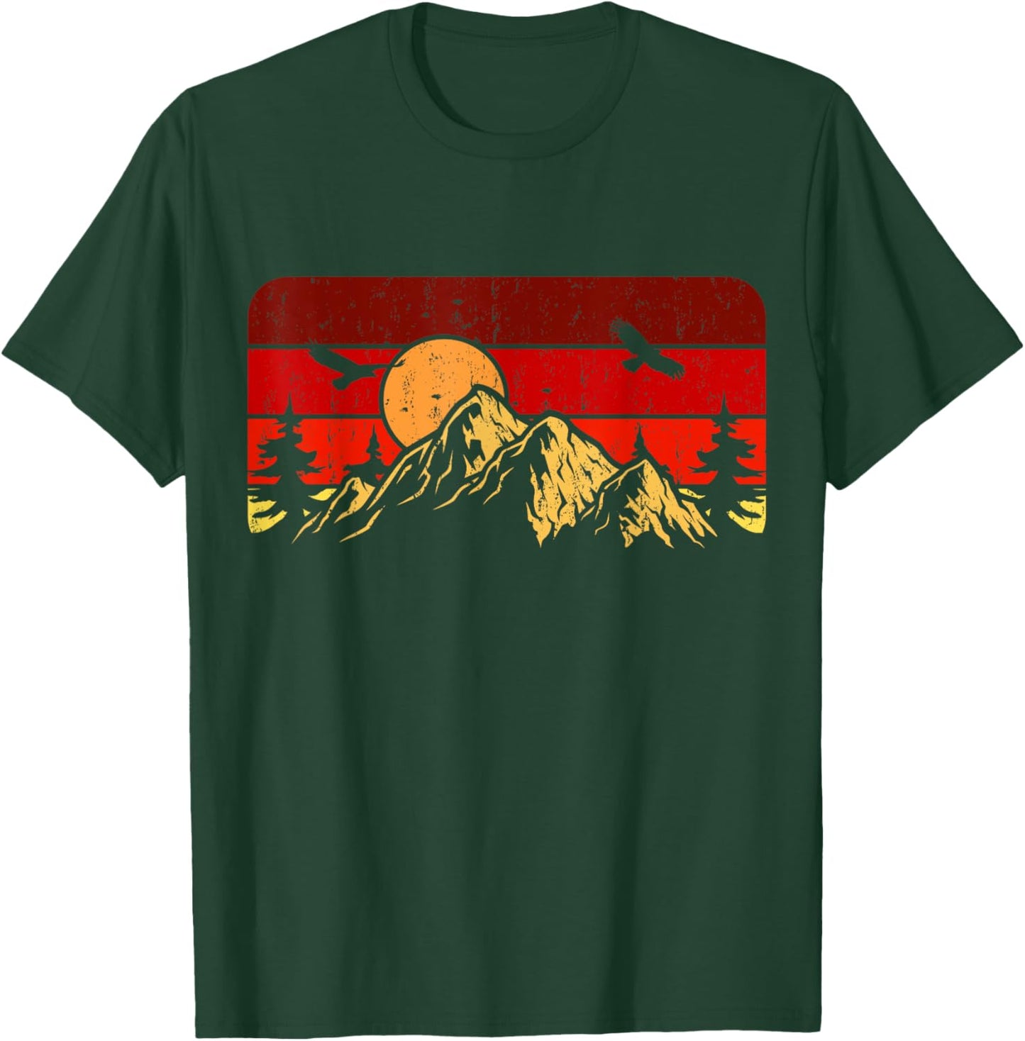 Vintage Wilderness - Outdoor Wildlife Nature Camping T-Shirt - T-Shirt | Forest