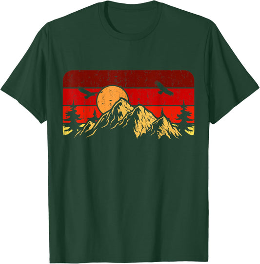 Vintage Wilderness - Outdoor Wildlife Nature Camping T-Shirt - T-Shirt | Forest