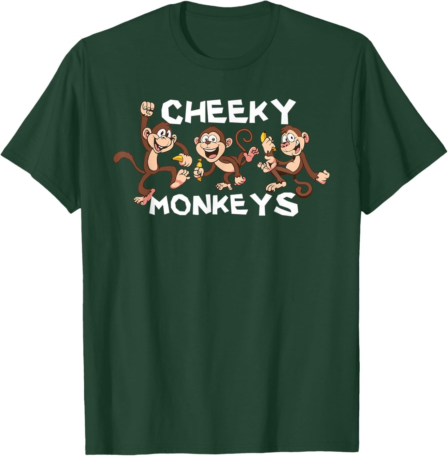 Cute Cheeky Monkey Face, Funny Jungle Wild Animal Lover T-Shirt - T-Shirt | Forest
