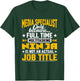 Funny Media Expert - Media Specialist Job Title T-Shirt - T-Shirt | Forest