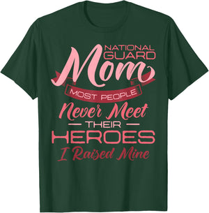 National Guard Mom Army Military Mom Mother's Day T-Shirt - T-Shirt | Forest