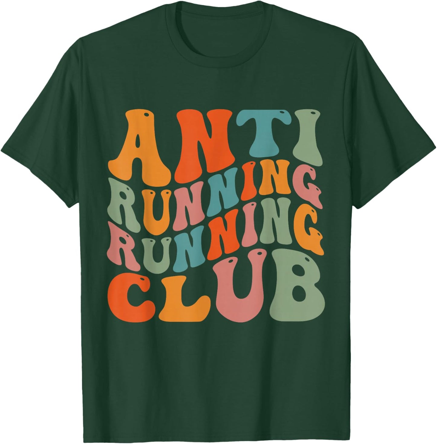 Anti Running Running Club T-Shirt - T-Shirt | Forest