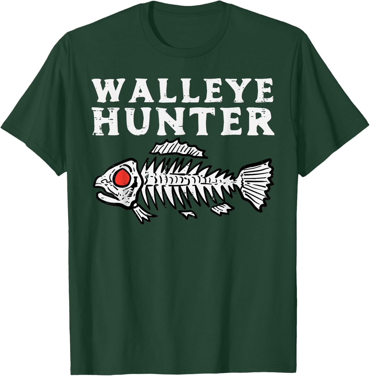 Walleye Hunter Fishing Fish Lover Fisherman Men Women Kids T-Shirt - T-Shirt | Forest