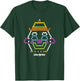 Lite-Brite Classic Vintage Shine Brite Clown Template T-Shirt - T-Shirt | Forest