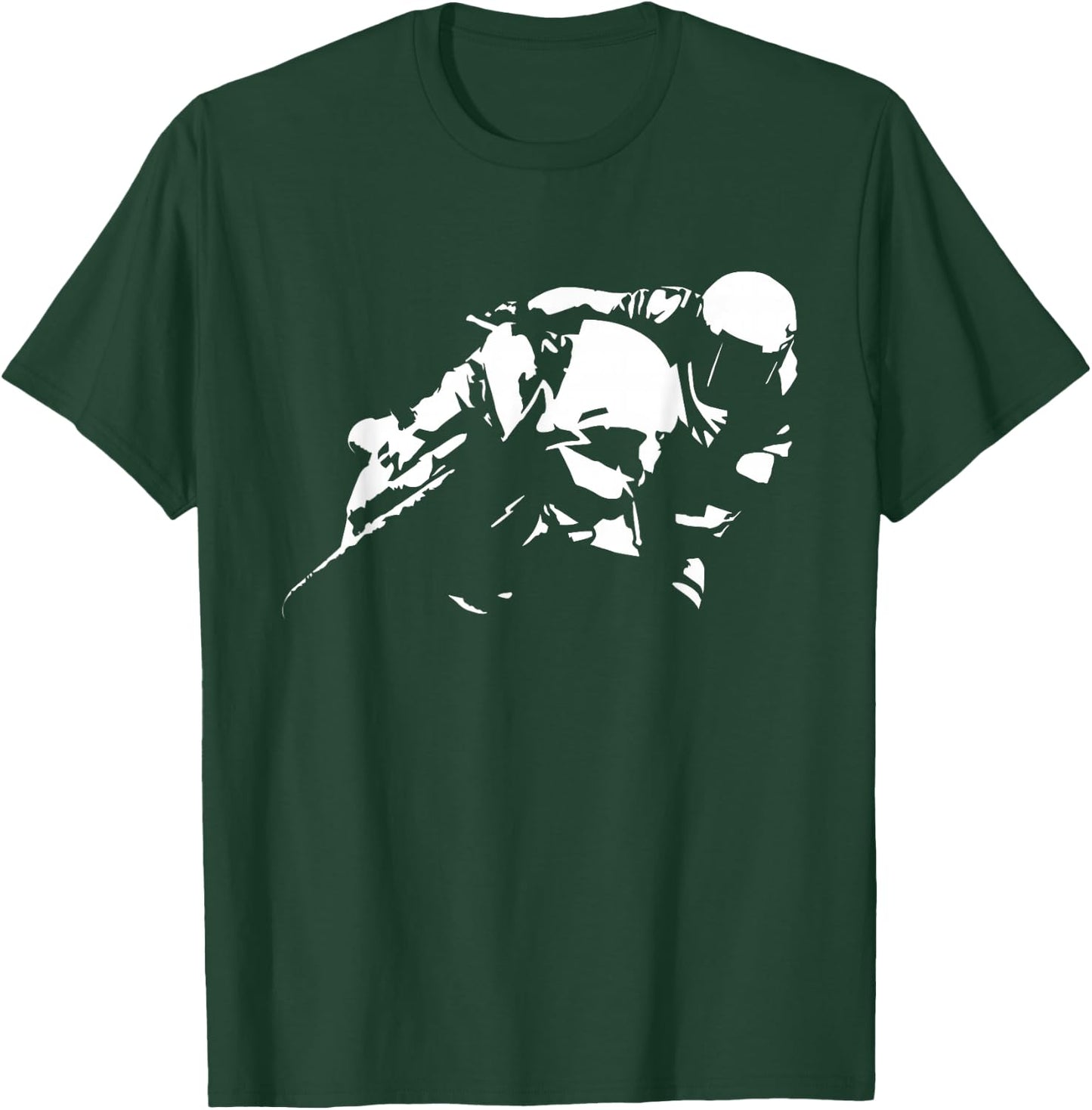 Supersport Sport Bike Motorcycle Racing Biker Illustration T-Shirt - T-Shirt | Forest