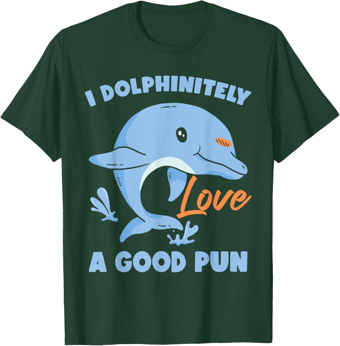 Cute Dolphin T-Shirt - T-Shirt | Forest