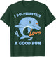 Cute Dolphin T-Shirt - T-Shirt | Forest