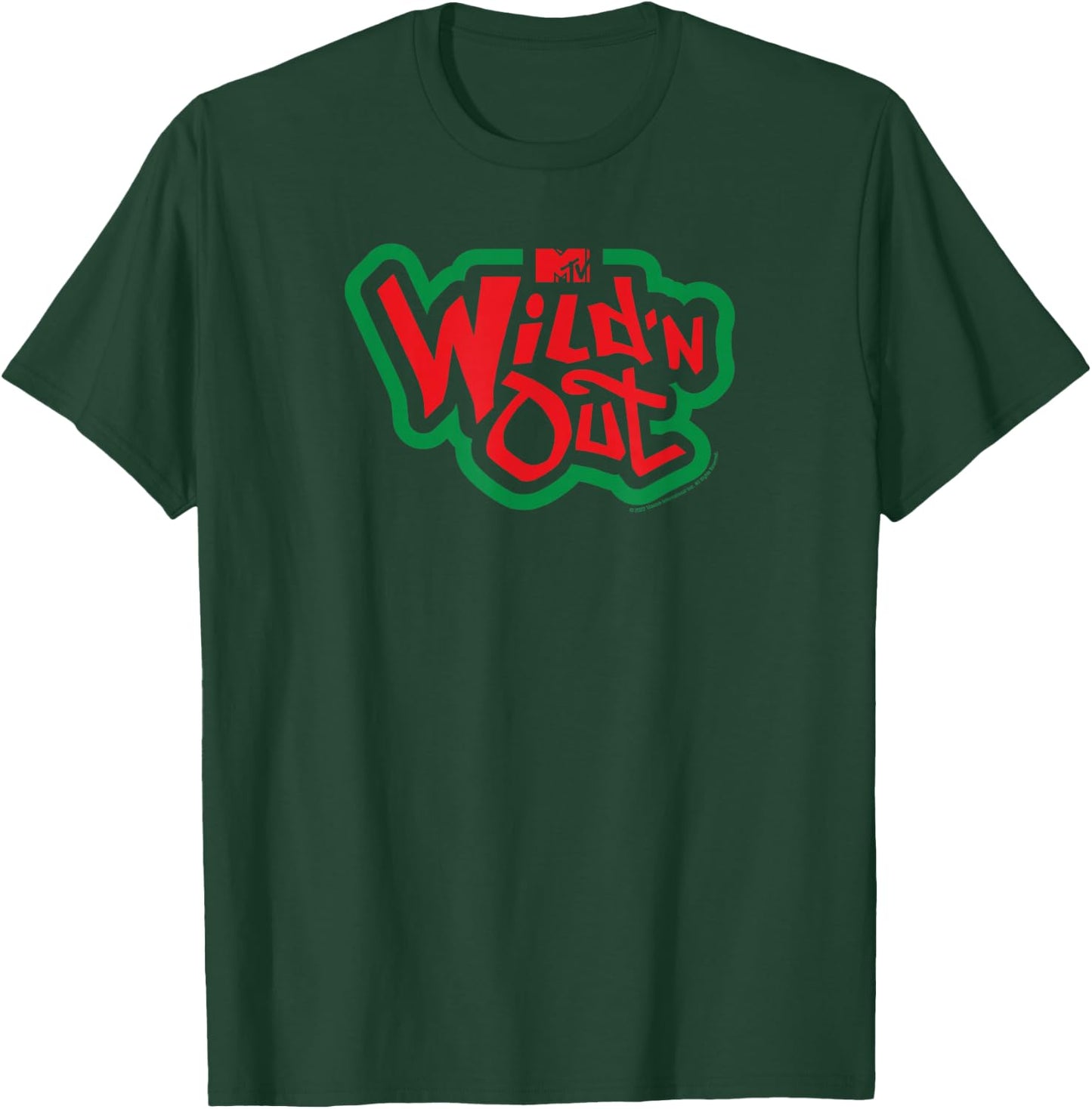 Wild 'N Out Green And Red Logo T-Shirt - T-Shirt | Forest