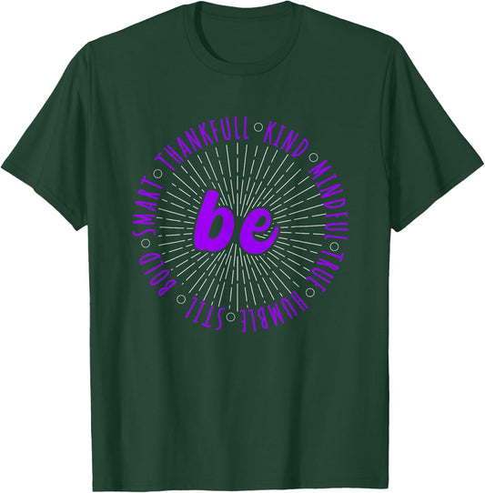 Purple Motivational Quote Positive Saying Life Slogan Purple T-Shirt - T-Shirt | Forest