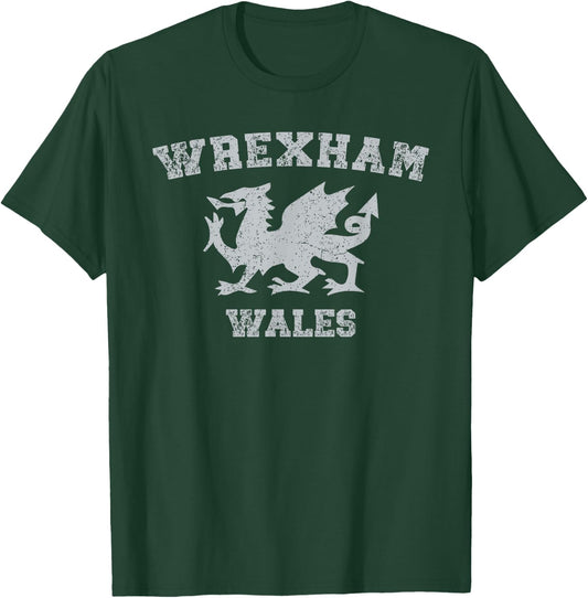 Wrexham Wales Dragon Soccer Jersey Women Kids T-Shirt - T-Shirt | Forest