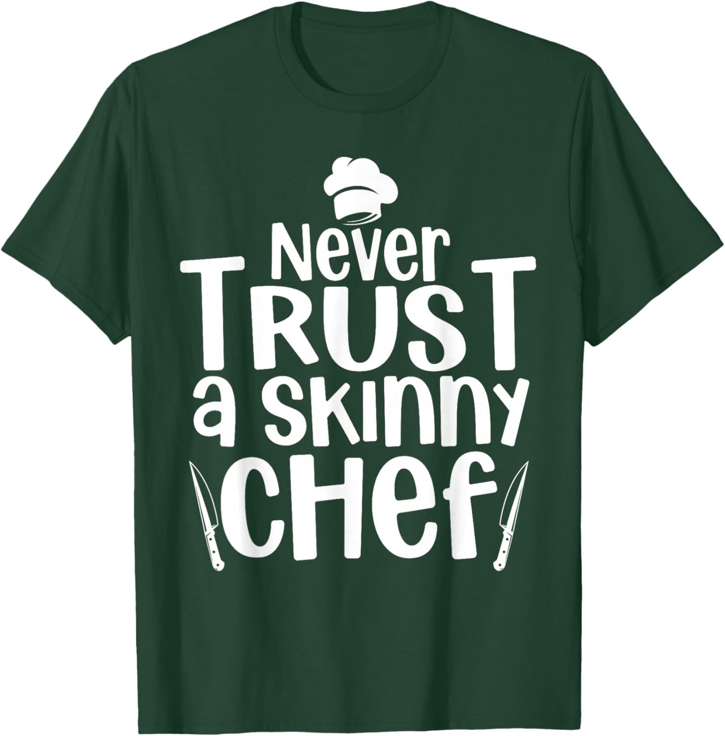 Funny Chef Design Women Culinary Chef Cook Cooking T-Shirt - T-Shirt | Forest
