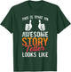 This Is What An Awesome Storyteller Looks Like Story Teller T-Shirt - T-Shirt | Forest