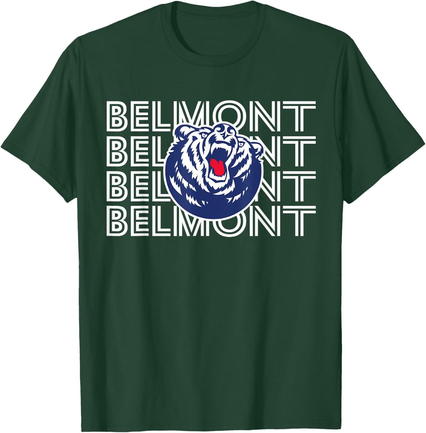 Belmont Bruins | Official NCAA Merch | NCAFBEL01 T-Shirt - T-Shirt | Forest