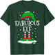 The Fabulous Elf Christmas Family Matching Xmas Group Funny T-Shirt - T-Shirt | Forest