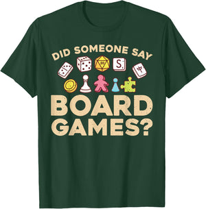 Cool Board Games Women Game Nerd Gamer Chess Lovers T-Shirt - T-Shirt | Forest