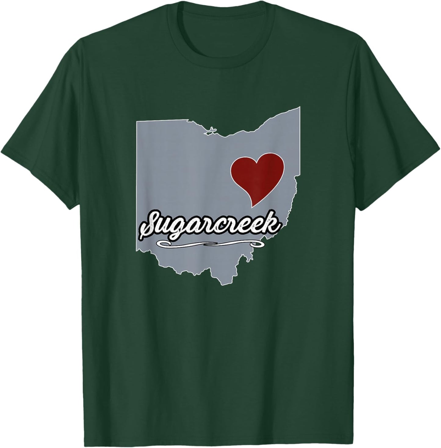 SUGARCREEK - Ohio | OH USA, City Souvenir City State T-Shirt - T-Shirt | Forest
