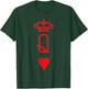 Playing Cards Top & Girls Red Queen of Hearts Small T-Shirt - T-Shirt | Forest