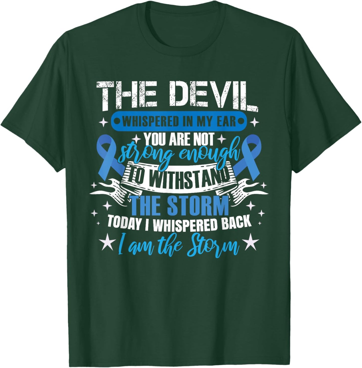 Colon Cancer Warrior T-Shirt - T-Shirt | Forest