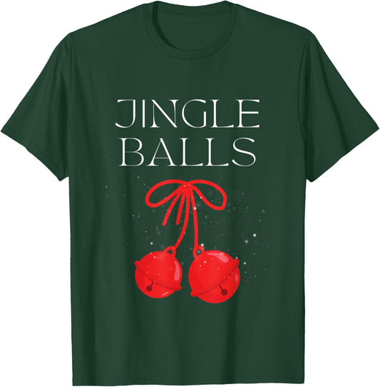 Jingle Balls And Twinkle Tits Matching Christmas Couple T-Shirt - T-Shirt | Forest