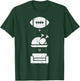 Football Turkey Couch Thanksgiving Sports Men Women Kids T-Shirt - T-Shirt | Forest