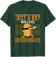 Cool Dabbing Just A Boy Who Loves Chicken Nuggets T-Shirt - T-Shirt | Forest