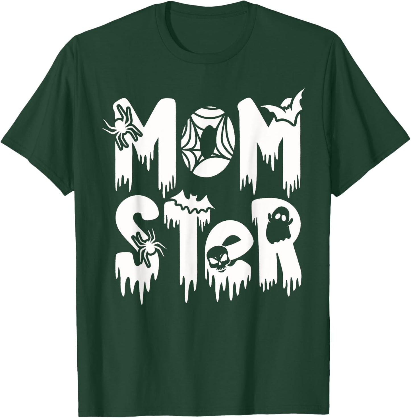 Funny Momster Halloween Mom Costume Dadcula Family matching T-Shirt - T-Shirt | Forest