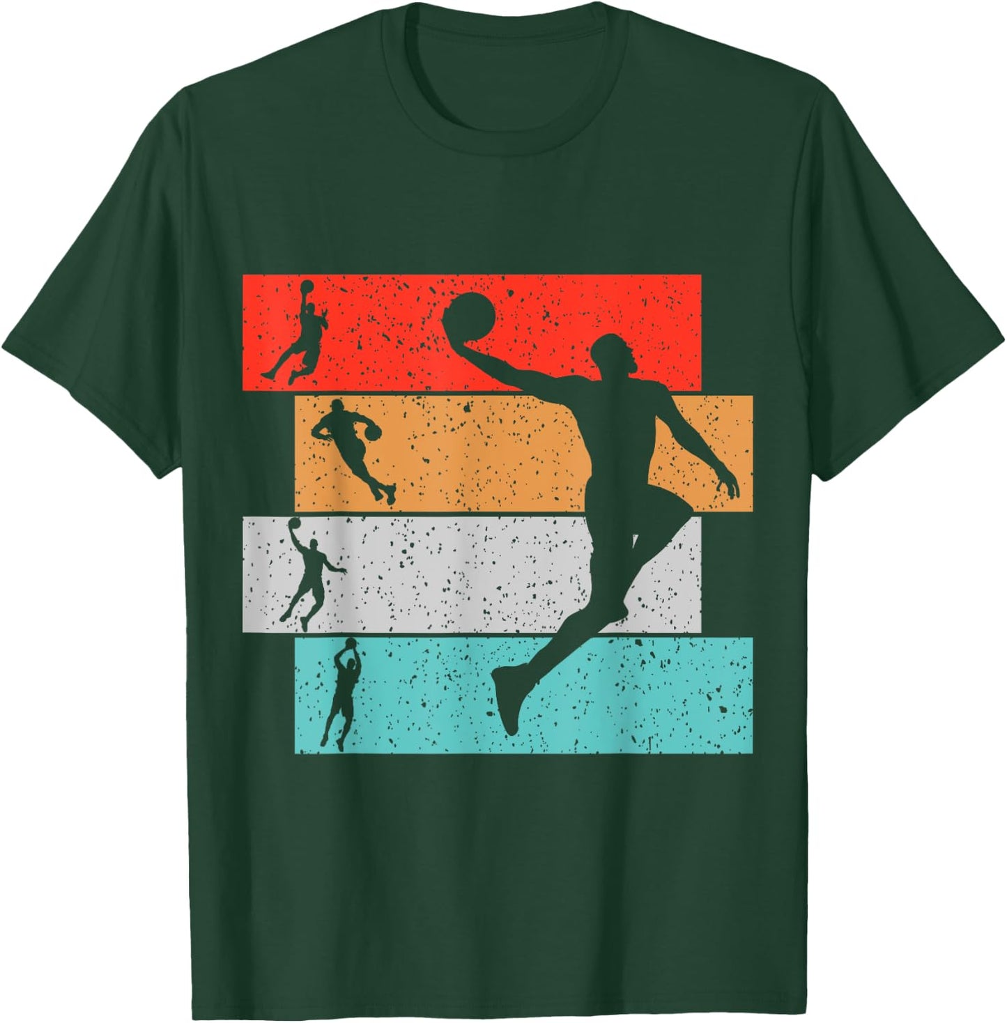 Basketball Kids Boys Men T-Shirt - T-Shirt | Forest