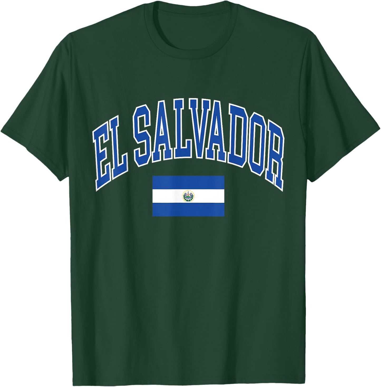 El Salvador Flag T-Shirt - T-Shirt | Forest
