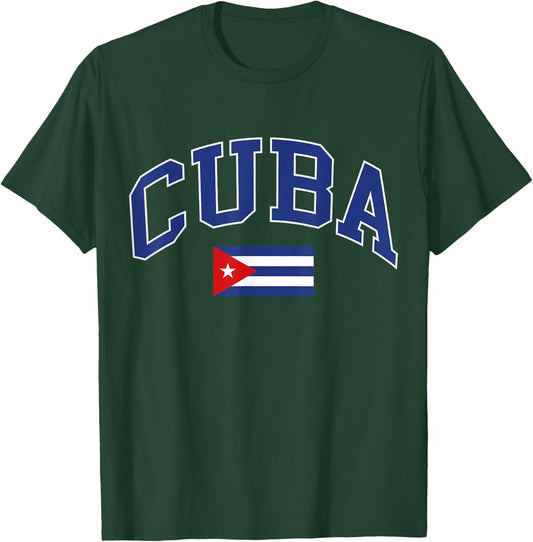 Cuba Flag T-Shirt - T-Shirt | Forest