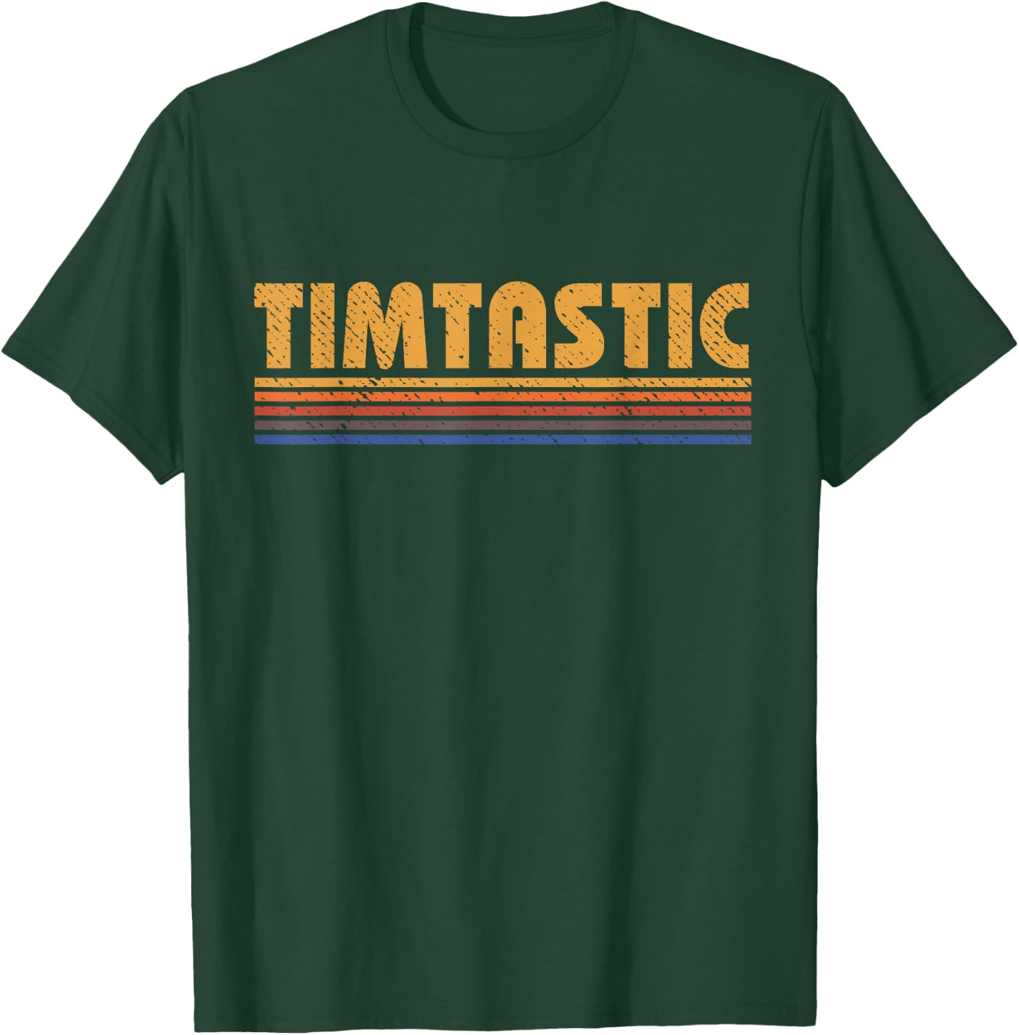 Timtastic Funny Retro First Name Tim T-Shirt - T-Shirt | Forest