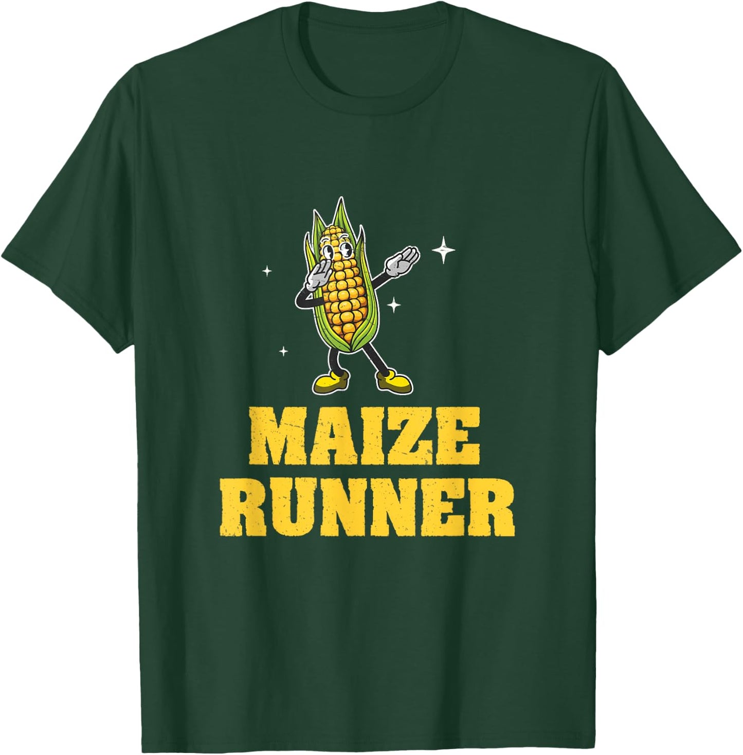 Corn Maze Maize Runner Funny Harvest Season T-Shirt - T-Shirt | Forest