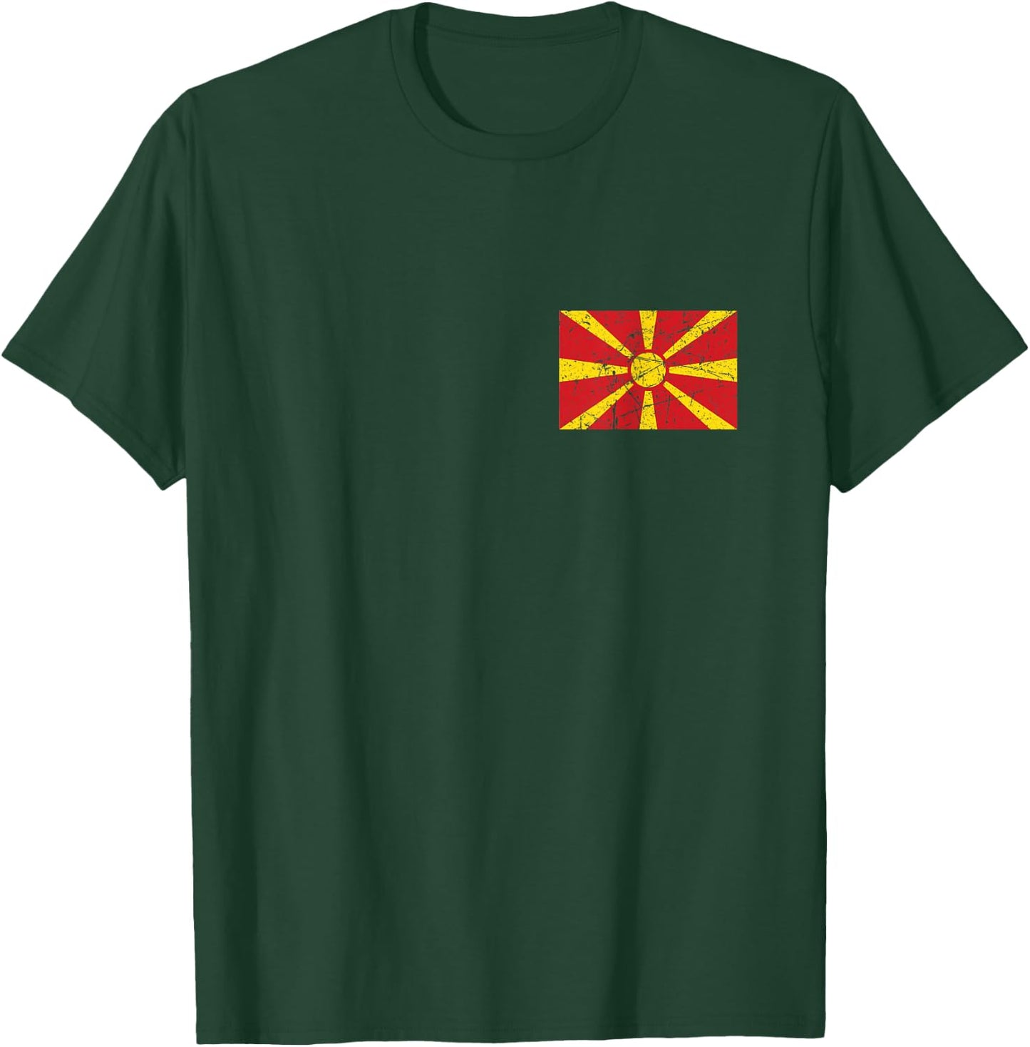 North Macedonia Flag Macedonia Gifts Men Women Kids Boy Girl T-Shirt - T-Shirt | Forest