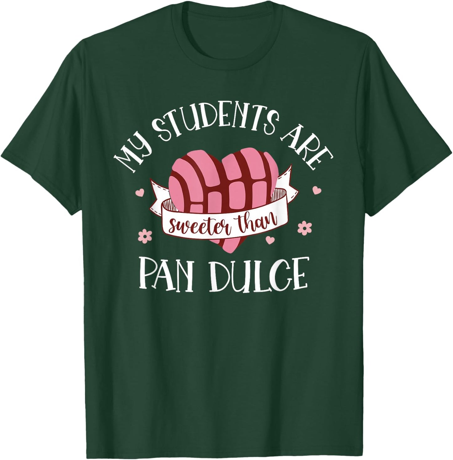 Cute Funny Spanish Teacher Dual Language Bilingual Teacher T-Shirt - T-Shirt | Forest