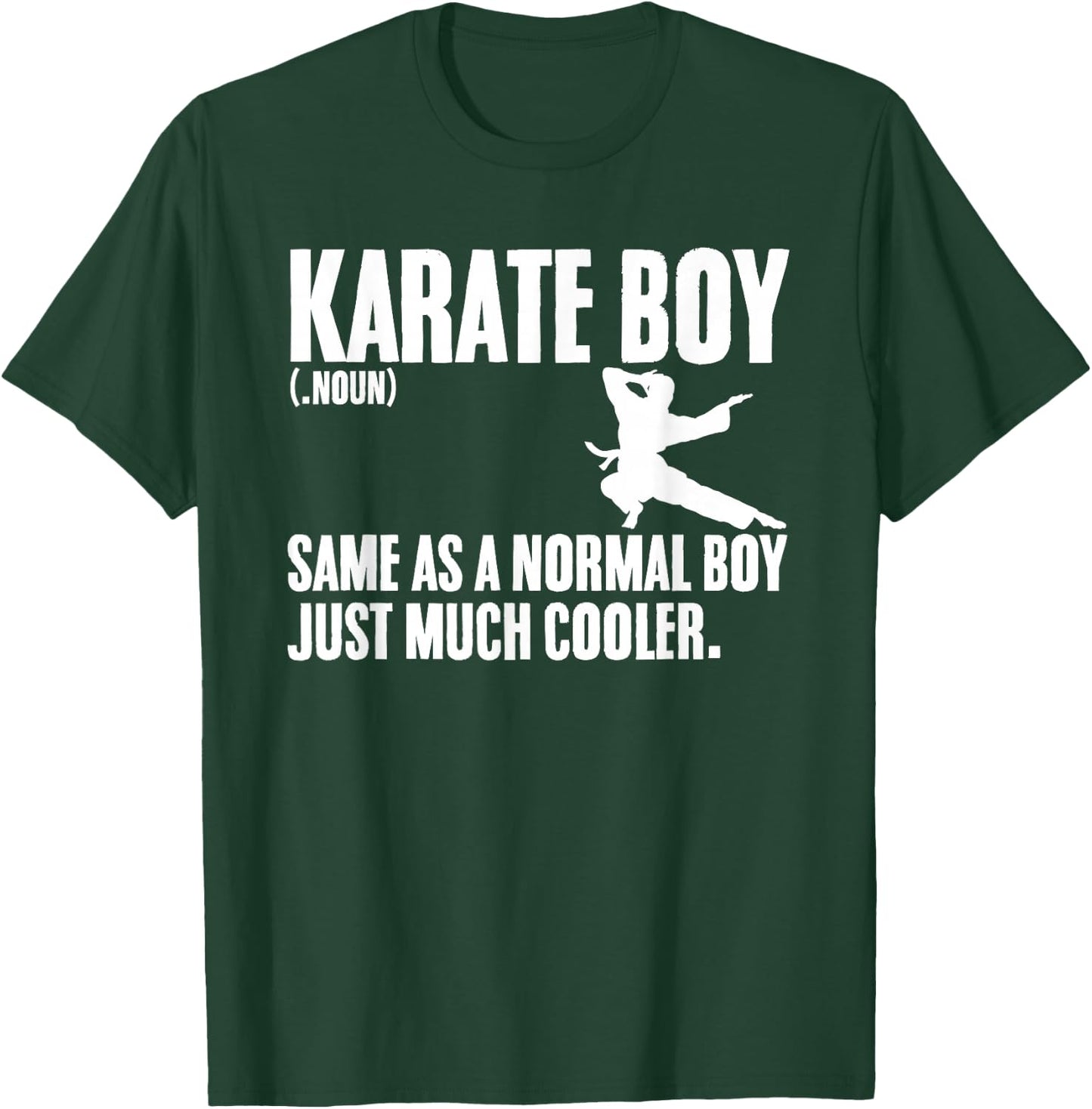 Karate Boy Definition Combat Sports Martial Arts Fighter T-Shirt - T-Shirt | Forest