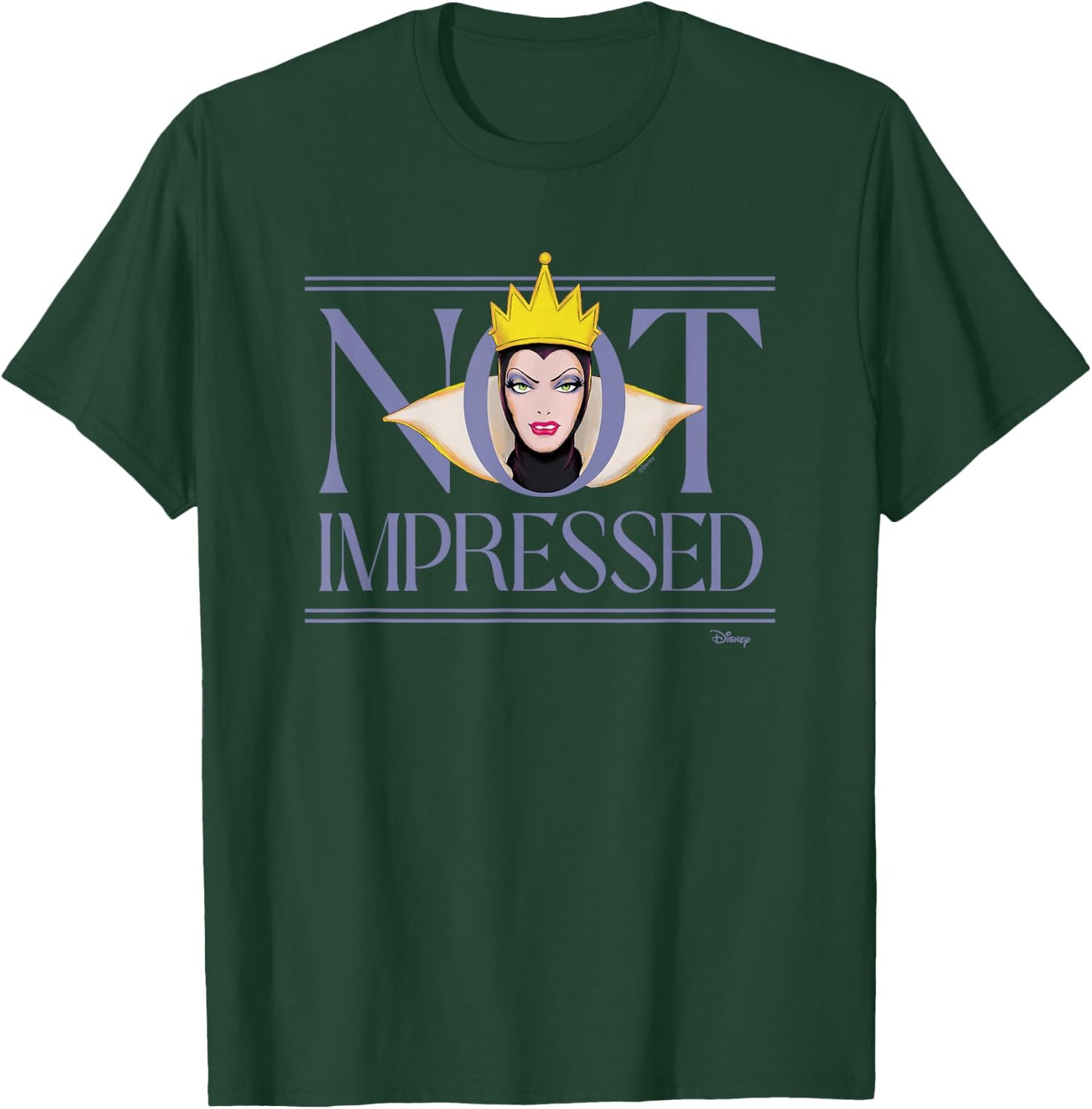 Disney Villains - Evil Queen Not Impressed T-Shirt - T-Shirt | Forest