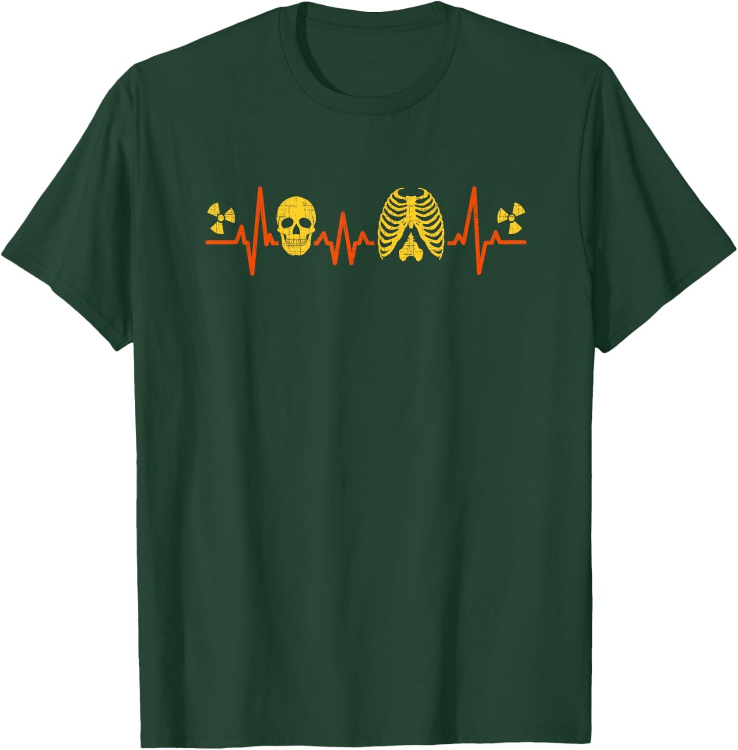 Xray Heartbeat Radiographer Rad Tech Radiology Radiologist T-Shirt - T-Shirt | Forest
