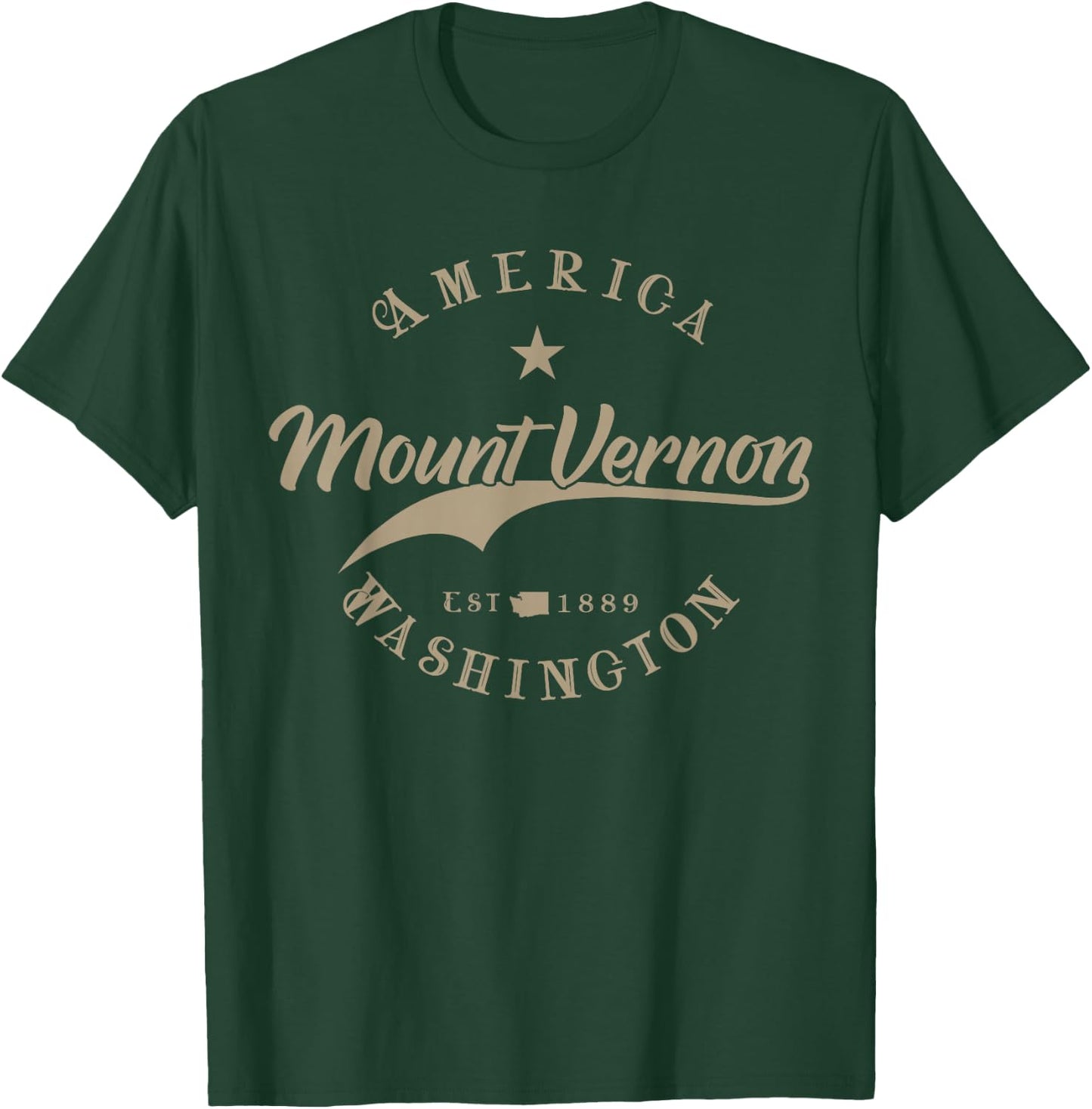 Mount Vernon WA | Washington T-Shirt - T-Shirt | Forest