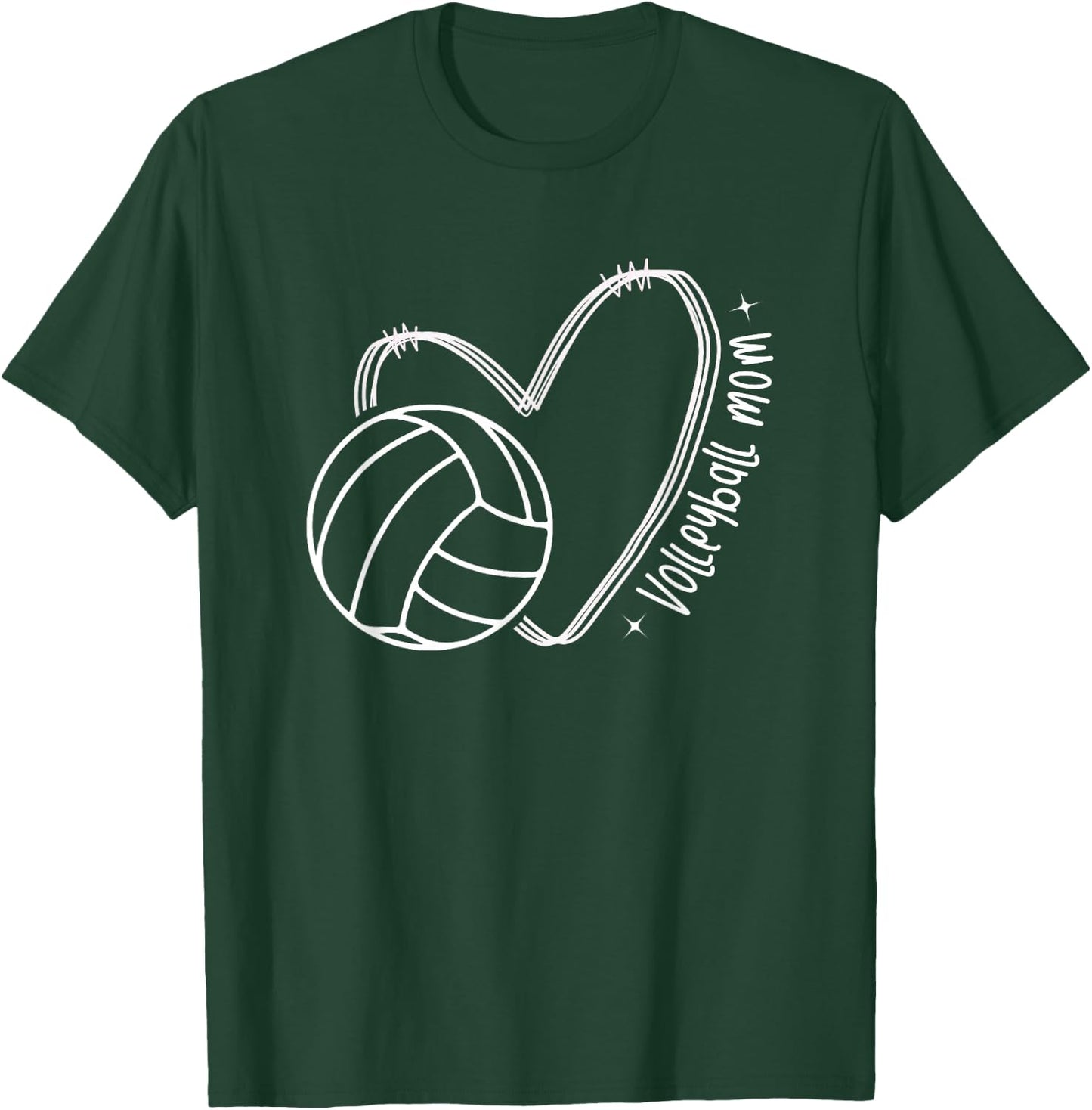 Volleyball Mom T-Shirt - T-Shirt | Forest