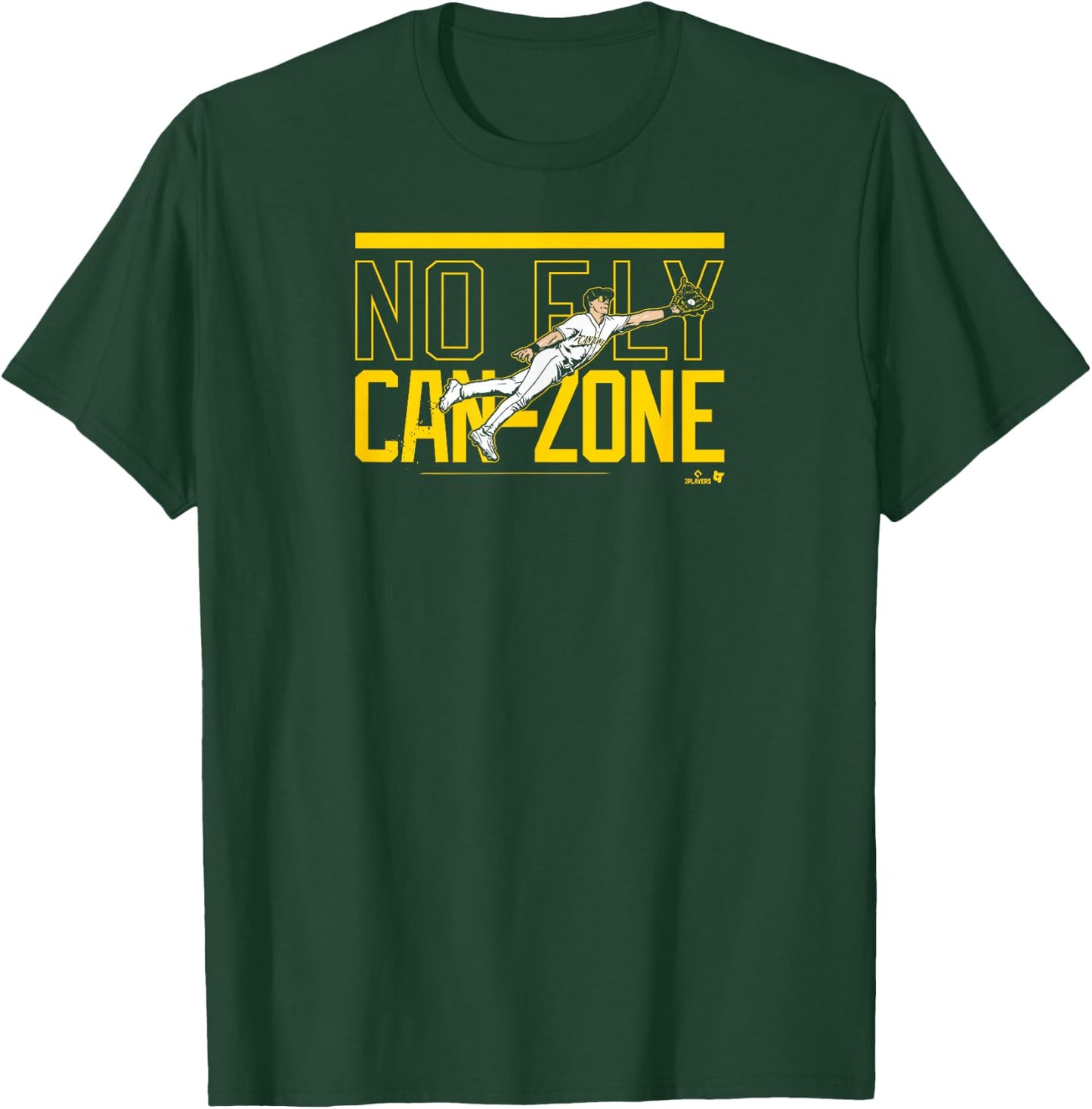 Dominic Canzone - No Fly Can-Zone - Seattle Baseball T-Shirt - T-Shirt | Forest