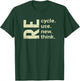 Recycle reuse renew rethink Earth Day T-Shirt - T-Shirt | Forest