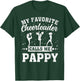 My Favorite Cheerleader Calls Me Pappy Father's Day T-Shirt - T-Shirt | Forest