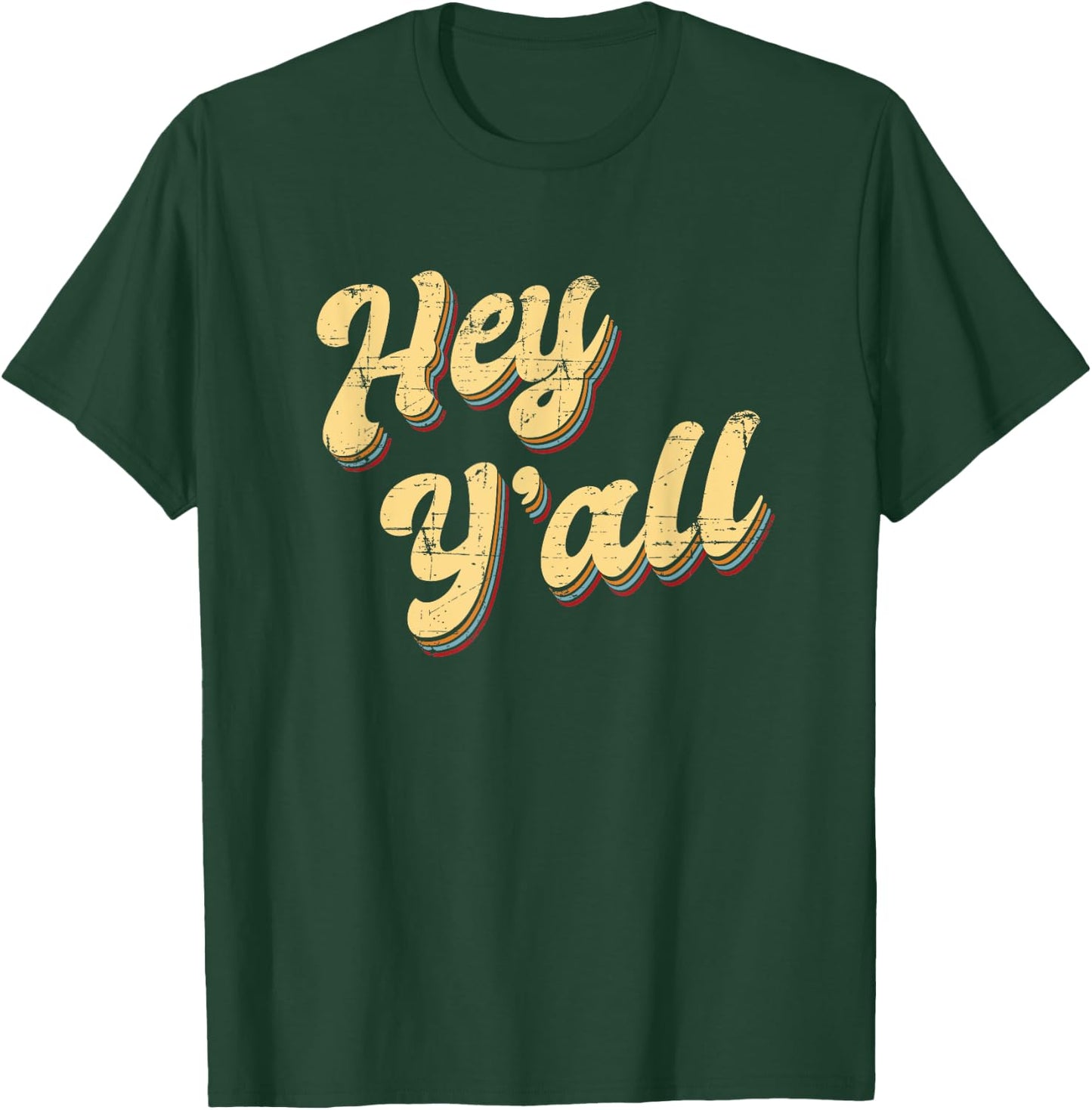 Funny Texas Hey Y’All Yall Sassy Texan Southern South T-Shirt - T-Shirt | Forest