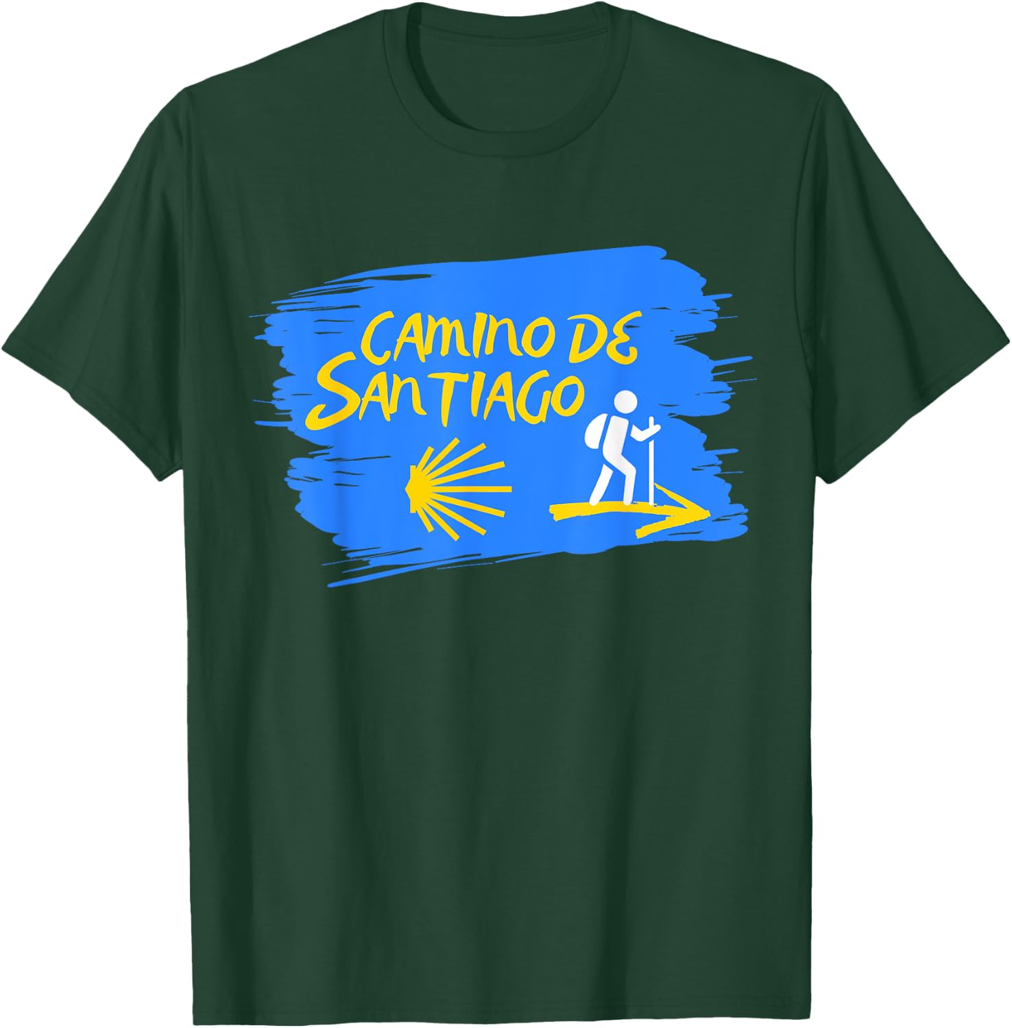 CAMINO DE SANTIAGO Pilgrimage Souvenir T-Shirt - T-Shirt | Forest