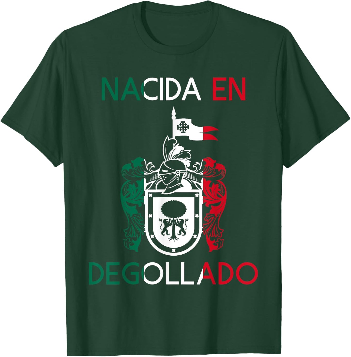 Nacida En Degollado Jalisco Estado De Mexico Escudo Eagle T-Shirt - T-Shirt | Forest
